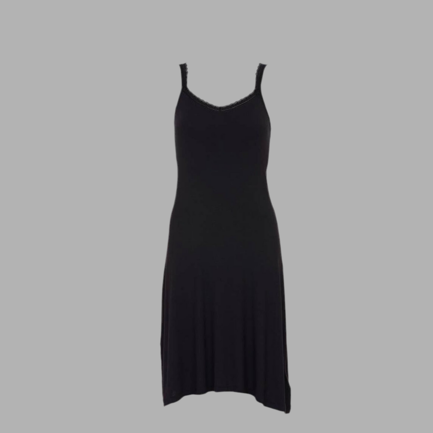 Bonnie Black Jersey Hidden Support Nightdress