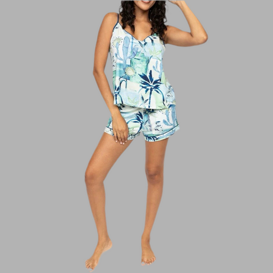 Cyberjammies - Harriets Watercolor Shorty Set - Multi