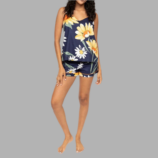 Cyberjammies - Georgina Sunflower Shorty Set - Floral