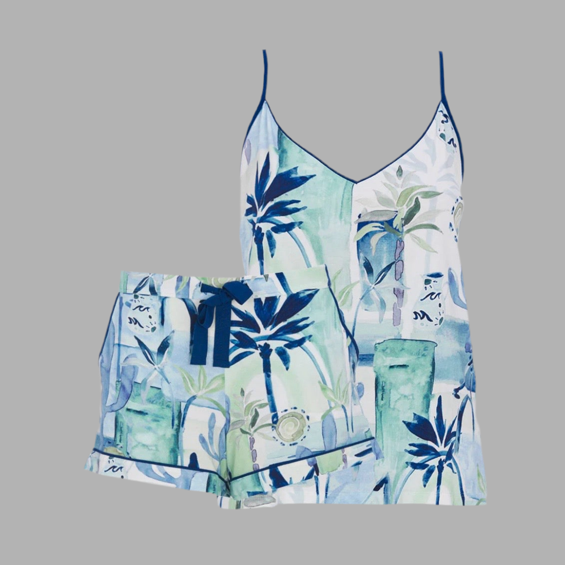Cyberjammies - Harriets Watercolor Shorty Set - Multi