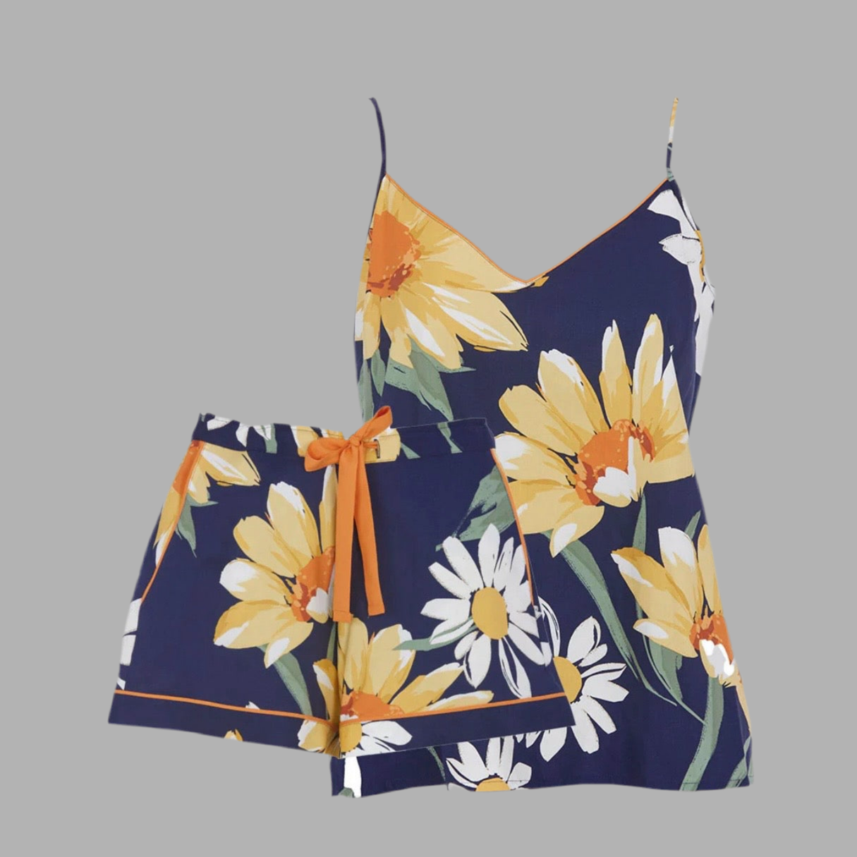 Cyberjammies - Georgina Sunflower Shorty Set - Floral