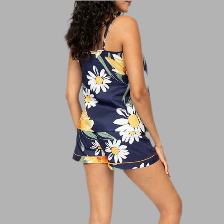 Cyberjammies - Georgina Sunflower Shorty Set - Floral