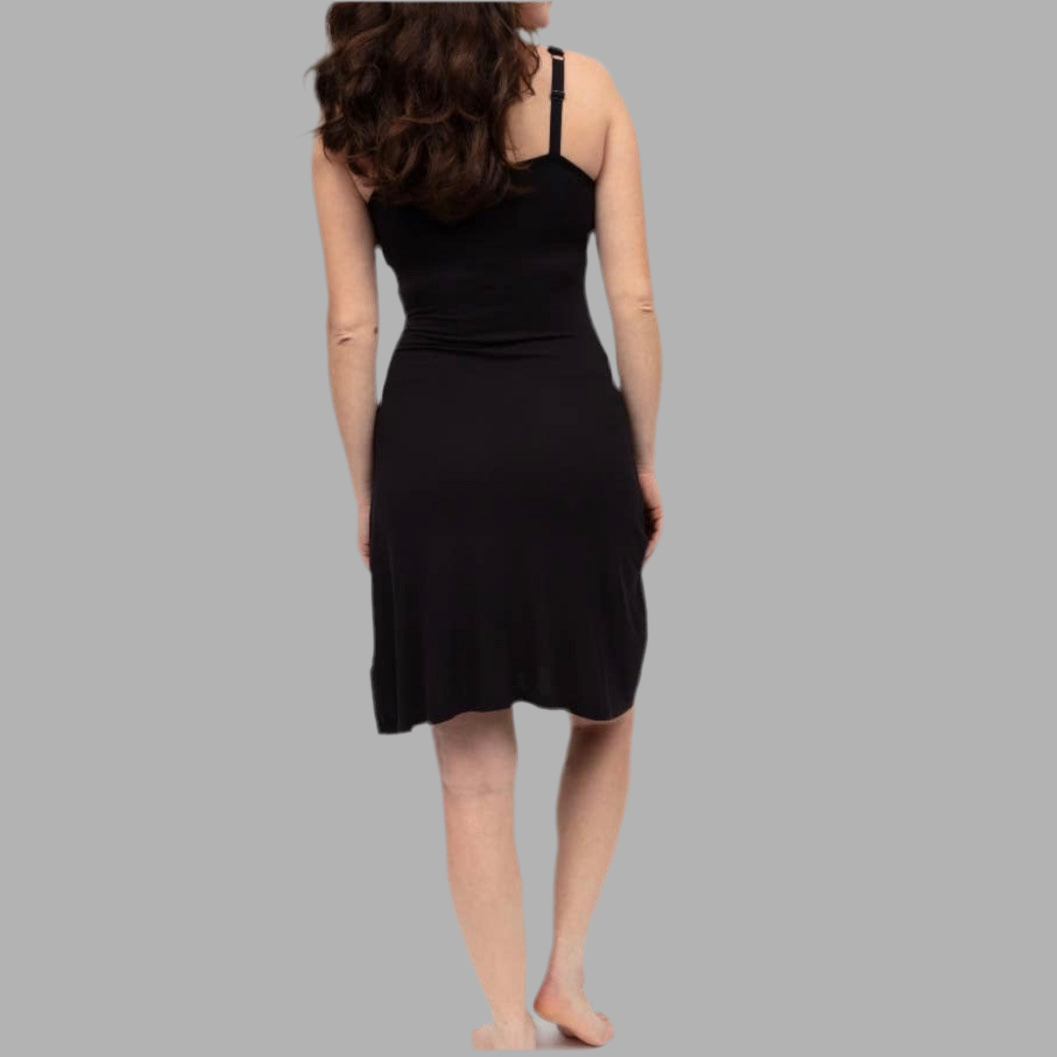 Bonnie Black Jersey Hidden Support Nightdress