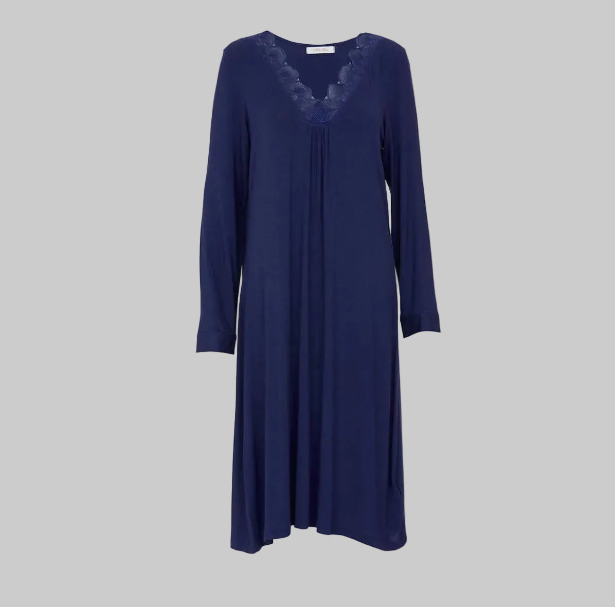 Cyberjammies - Caroline Navy Jersey Nightgown - Navy