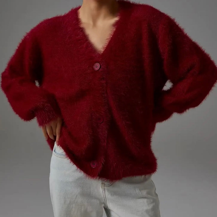 Last True Angel - Cosy Knit Oversized Cardigan - More Colors