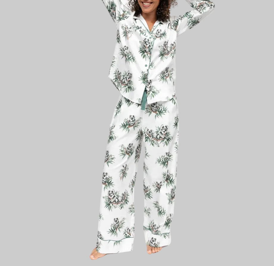 Cyberjammies - Kallie Koala Print Wide Leg Pyjama Set